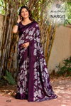 Nargis Vol 4 By Kashvi Black Vichitra Daily Wear Saree Exporters In India